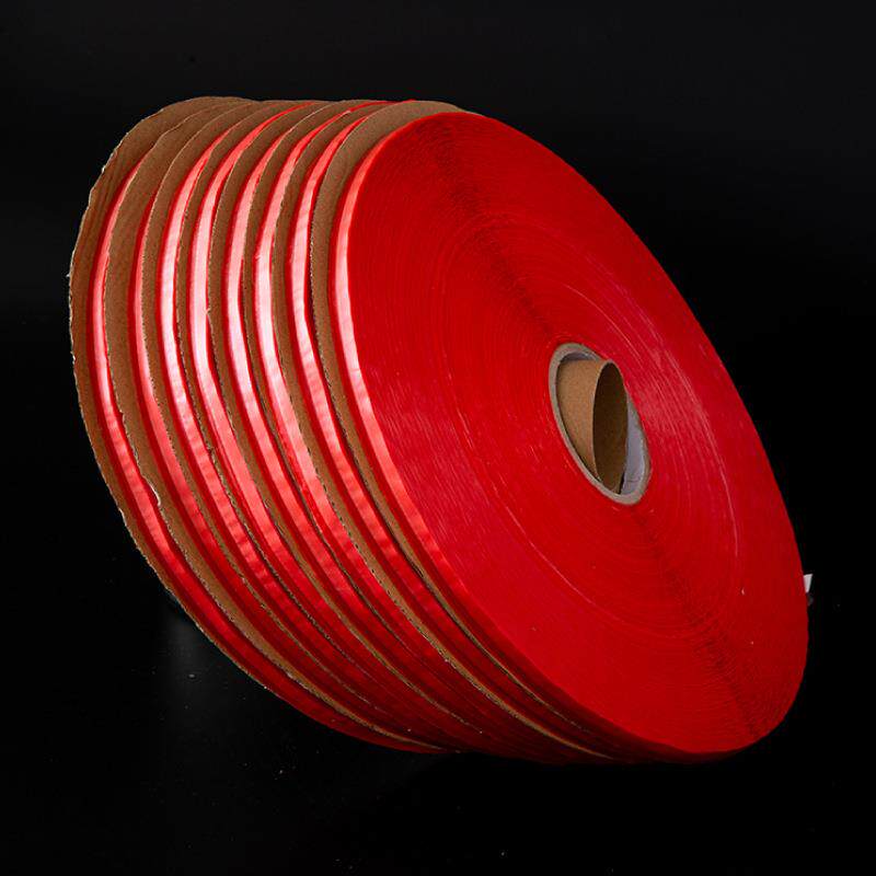 胶粘PE封缄胶带易撕条快递袋OPP自粘袋不分层不脱胶破坏性双面胶