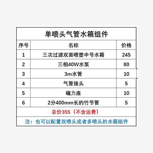 多喷嘴自动化动力头攻牙机水箱组件线切割钻床磨床机械冷 新款