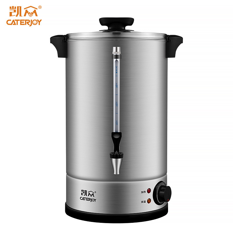 凯众电热开水桶304不锈钢烧水桶保温一体商用开水机奶茶店开水器