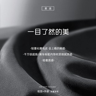 保护膜凌云配件贴 适用于星途车系车门防踢垫瑶光翻毛皮内饰星纪元