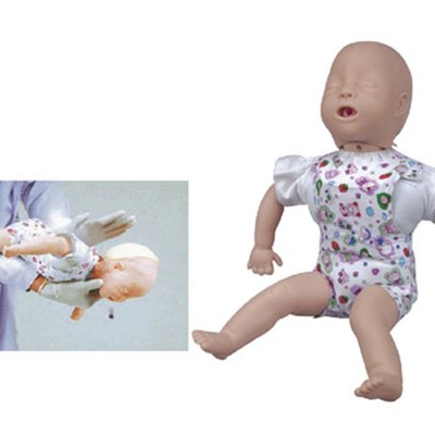 高级婴儿气道梗塞模型小儿气道梗阻心肺复苏及CPR训练医学模型