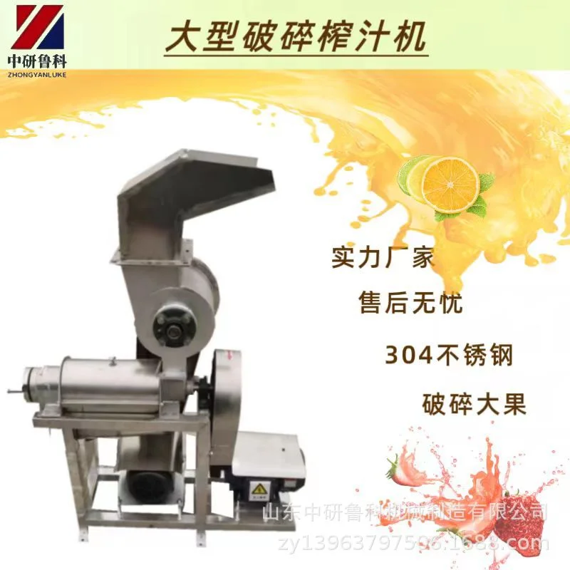大型猕猴桃果汁机 商用杨桃刺梨榨汁设备 全自动工业水果榨汁机