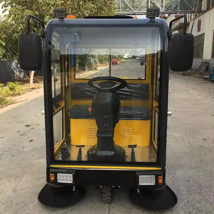 厂家直供全封闭扫地车电动清扫车环卫电动扫地车驾驶式电动扫地机
