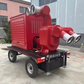 防汛排涝移动泵车柴油应急抢险泵车柴油机自吸泵车