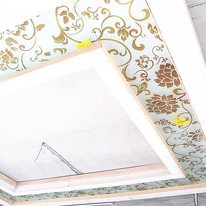 定制雕刻玄关隔断屏风背景墙天花吊顶艺术玻璃欧金藤欧式花藤拼接