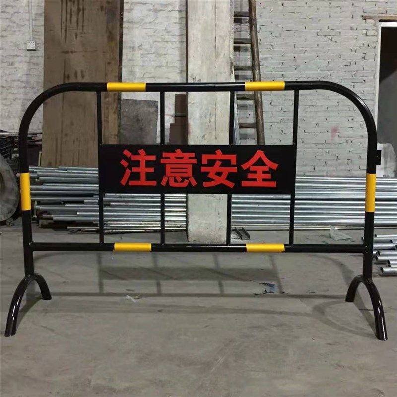 黄黑交通铁马护栏施工工地移动围栏临时防护栏网片隔离铁栏定制