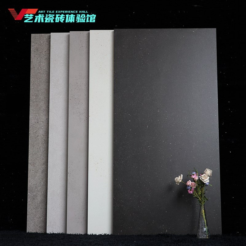 素色微水泥瓷砖600x1200客厅仿古砖精雕刷抛水磨石地砖卫生间墙砖