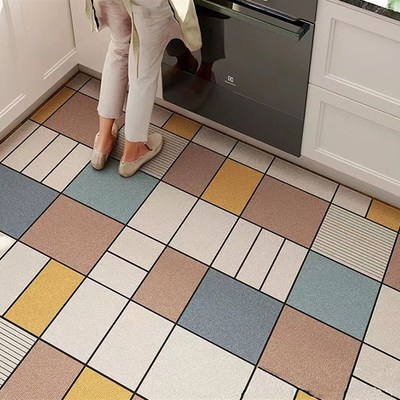 高端厨房专用地垫整铺垫防滑防油水一擦净地毯可擦免洗铺地面耐脏