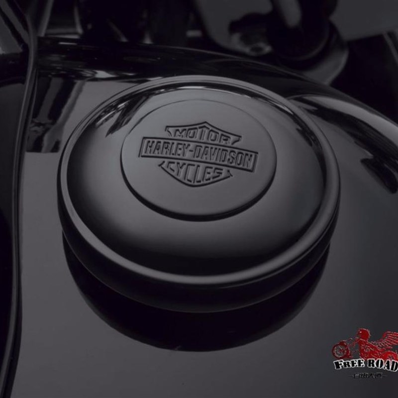 883戴纳软尾改装带锁油箱盖 路王用黑色电镀原厂油箱盖 61100117