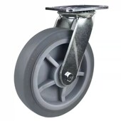 万向轮橡胶万向轮定向轮单轮片4寸5寸6寸8寸单轮子4寸重型