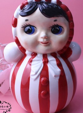 玩具家具大号摆设儿童80年代小孩塑料玩具怀旧娃娃老式不倒翁