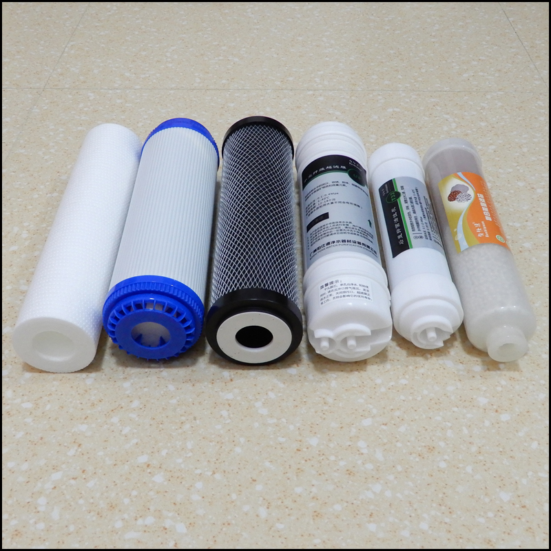 仕翰六级净水器滤芯套装 六级净水器北方少垢版滤芯套装
