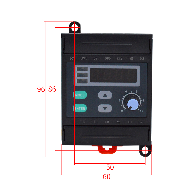 调速器220v智能数显485带通讯交流减速电机220V控制器6W/200W开关
