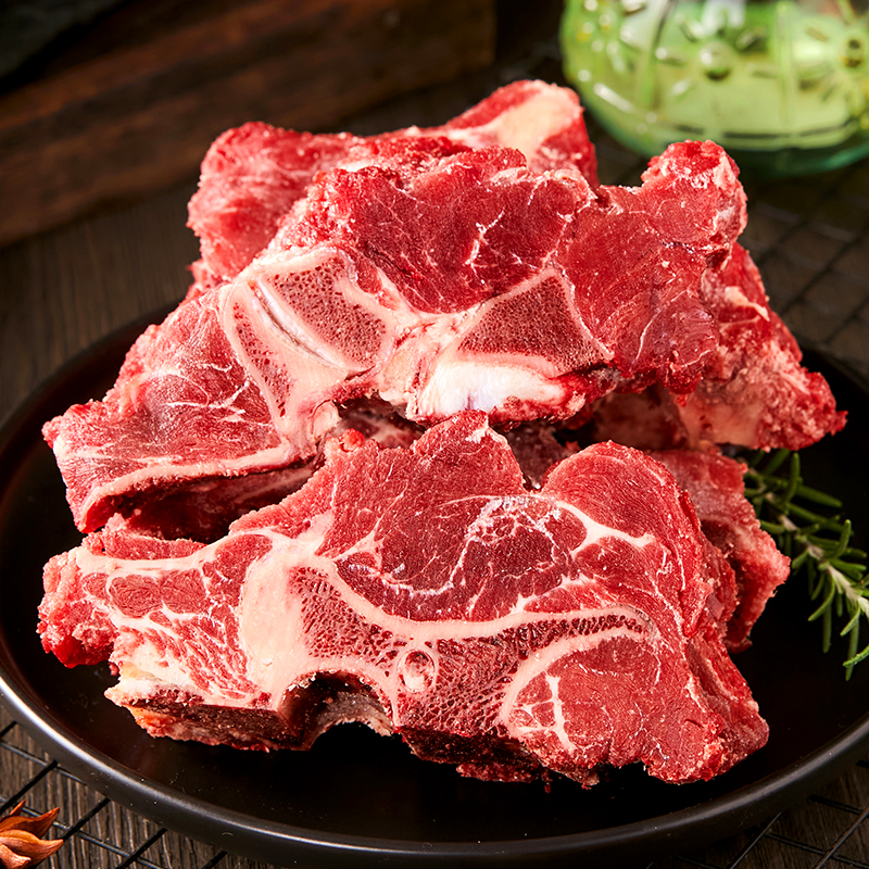 国产原切带肉牛脊骨4斤 烧烤牛肉牛蝎子牛大骨煲汤牛骨头牛肉生鲜