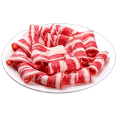 伊赛2斤原切肥牛卷1000g 袋家庭肥牛涮锅清真国产