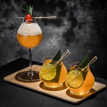 国风鸡尾酒杯组合套装高颜值果酒杯子微醺酒杯茶酒吧出品清酒酒具