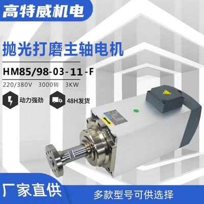 3000转11W抛光打磨主轴电机非标款