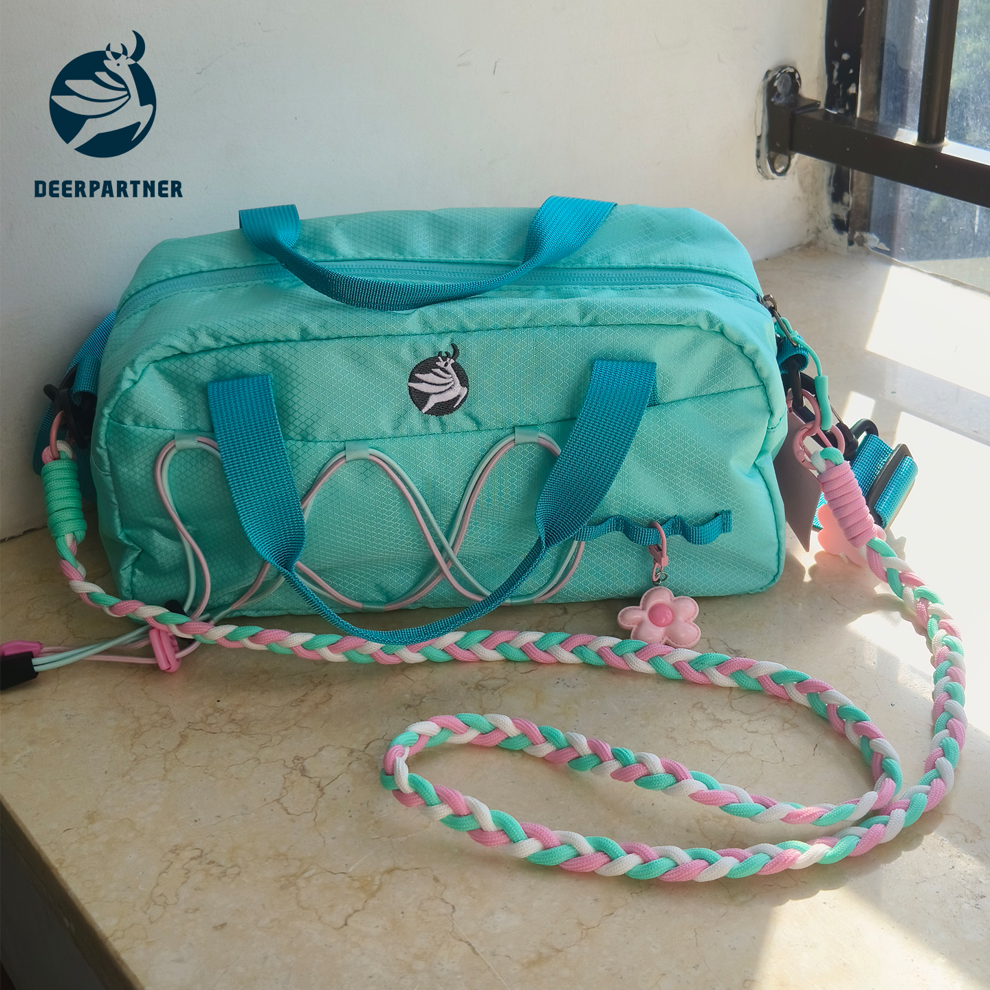 小鹿醒醒斜挎包轻量化单肩包