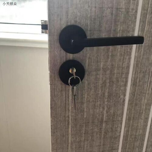 通用型家用门锁磁吸房门锁室内分体锁卧室静音锁木门锁门把手锁.