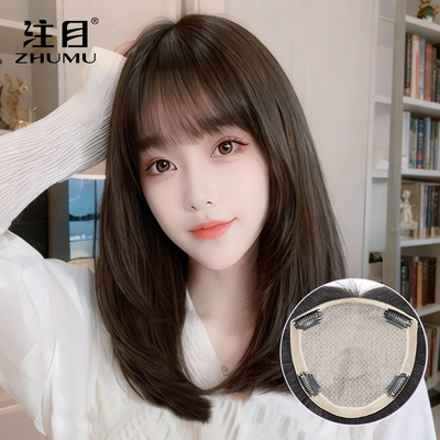 假发片女头顶补发片增发量蓬松