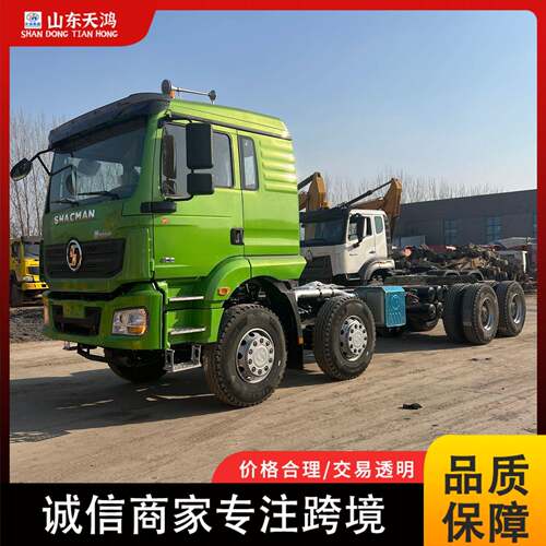 境外出口陕汽德龙H3000双驱牵引车380马力6x4半挂货车牵引车头