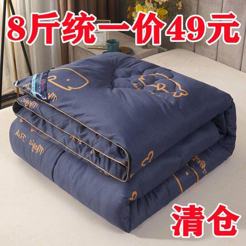 希尔顿饭店羽绒被保暖双人被子被褥棉学生十孔春秋被冬被被芯单人