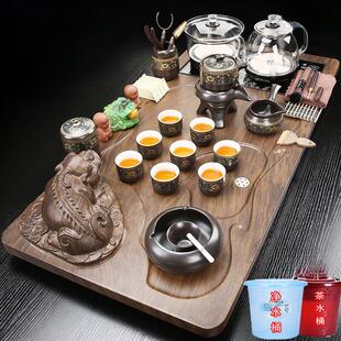 茶具套装,家用全套茶几,水壶,综合办公功夫茶盘,全自动底水灌