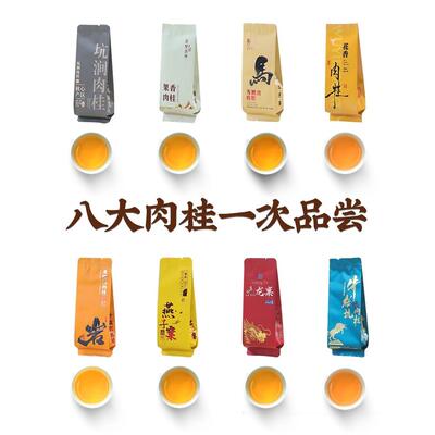 武夷岩茶试验特色茶大红袍桂皮新茶乌龙茶祁兰水仙高火中火低火浓