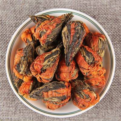 云南凤庆滇红茶手 工百合宝塔茶金芽金丝塔蜜香工夫茶叶500g