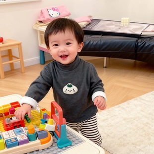 【萌森鸭】男女童加绒加厚保暖打底衫