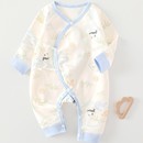 萌森鸭婴儿纯棉秋冬款纯棉连体衣