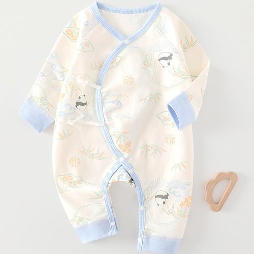 纯棉婴儿春秋冬装连体衣新生儿