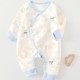 婴儿无骨春秋冬装 连体衣新生儿纯棉宝宝衣服爬服哈衣爬行服系带