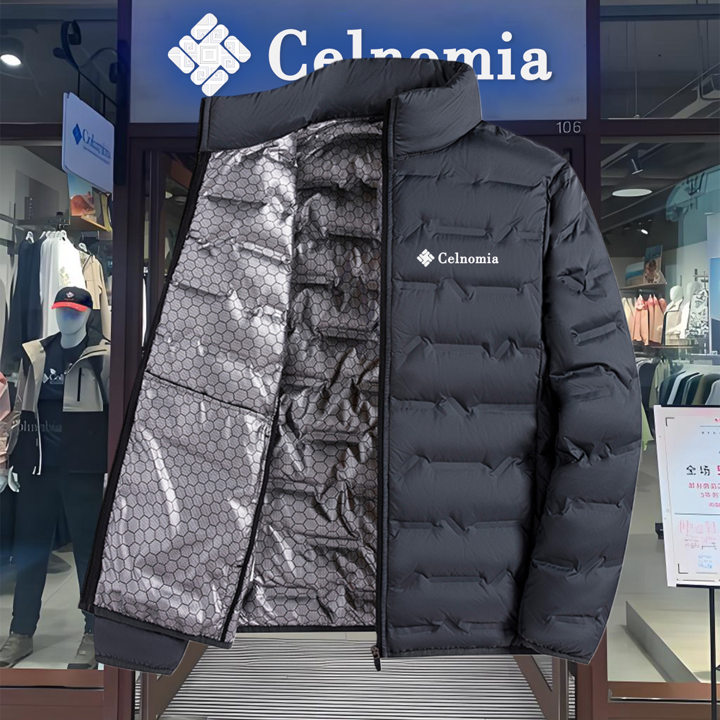 25款男秋冬石墨烯保暖轻薄羽绒服