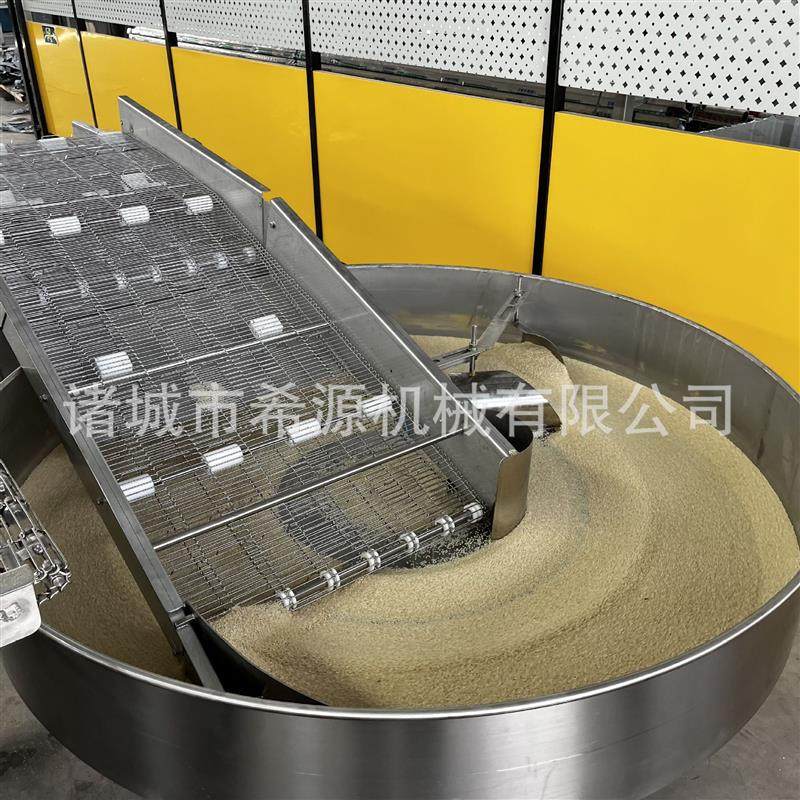 圆盘裹粉机裹糖裹椰蓉设备 紫薯芝麻球过水裹粉流水线设备上粉机