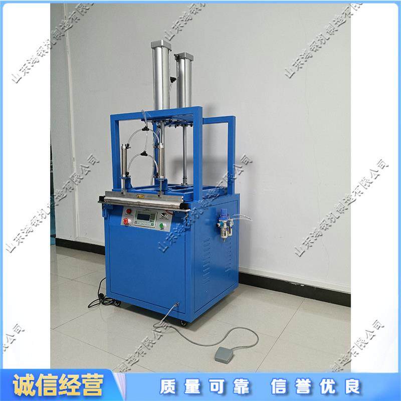 海绵抱枕自动压缩机 羽绒服棉袄真空压缩封口机 台式下压封口机