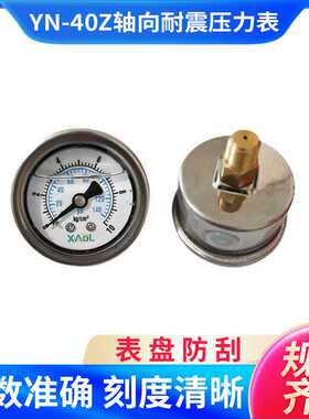 东亚仪表YN-40Z含油耐震不带边压力表10KG抗震压力表250KG/60KG
