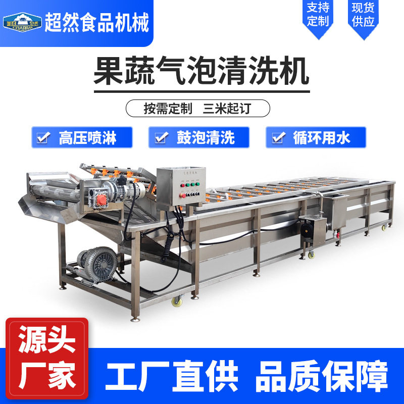 多功能过滤系统果蔬气泡清洗机商洗果机/洗菜机