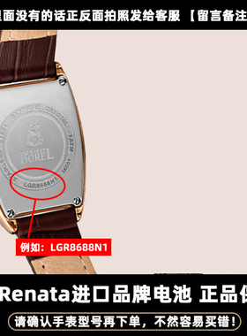 适用BOREL手表LS5620/GS809L/BS860/GG850瑞士原装进口电池