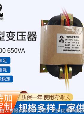 R型电源变压器R-600 650VA小型立式变压器干式隔离变压厂家供应