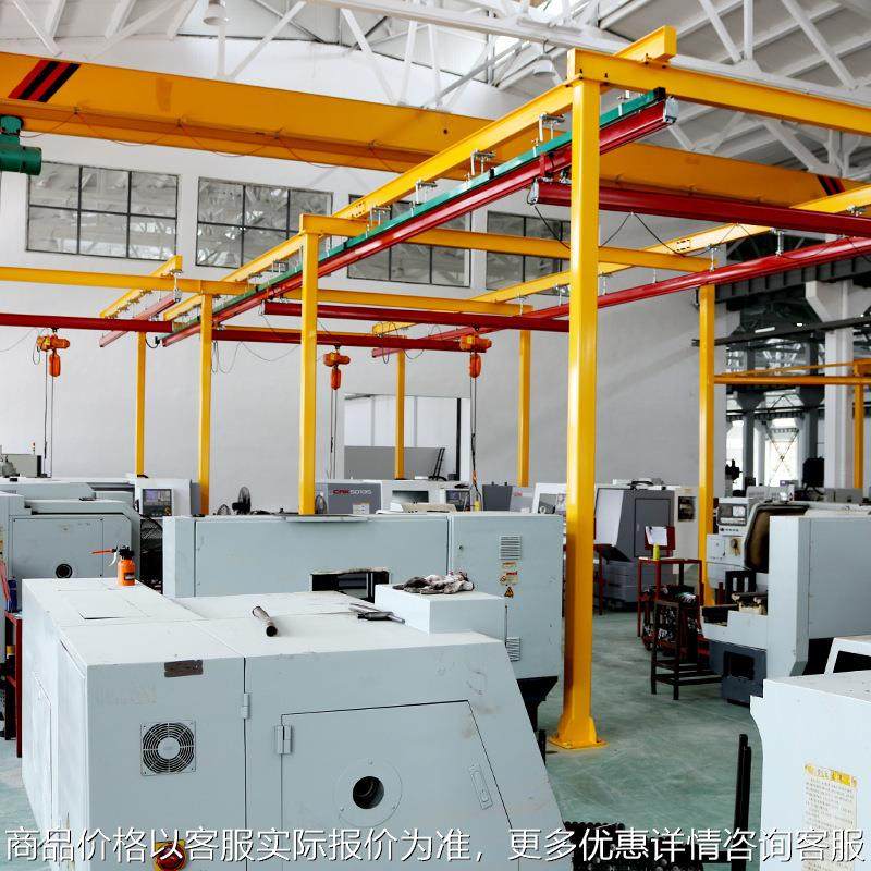 龙门倒挂式KBK柔性轨道起重机铝合金导轨行车航吊厂房安装搬运,搬运/仓储/物流设备,输送机,淘宝优惠券,粉丝福利购,淘宝优惠卷