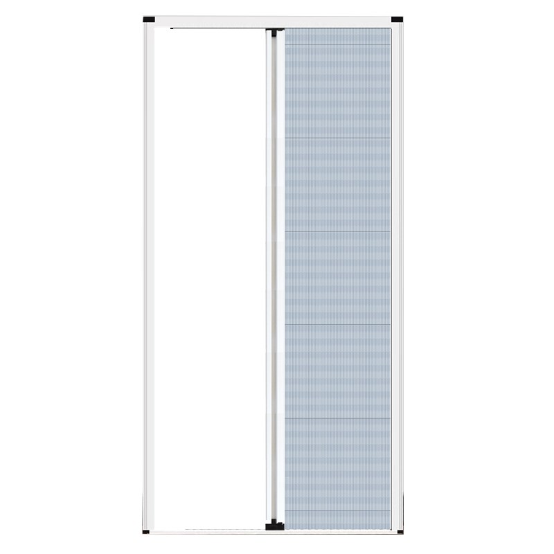 家用隐形折叠推拉门纱窗防蚊虫透气纱门加厚铝合金免打孔沙门夏季