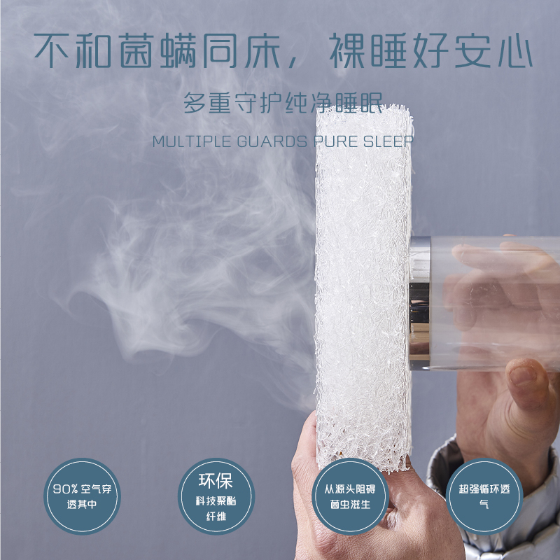 儿童婴儿拼接床垫4d空气纤维幼儿园宝宝垫折叠3d可拆水洗透气定制
