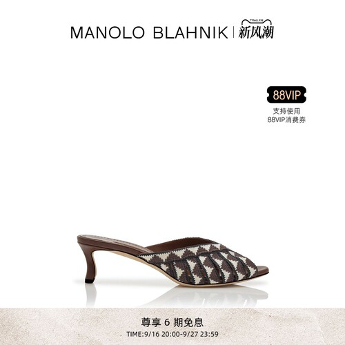【礼物】MANOLO BLAHNIK玛诺洛/MB女鞋TROFESAMU高跟凉鞋