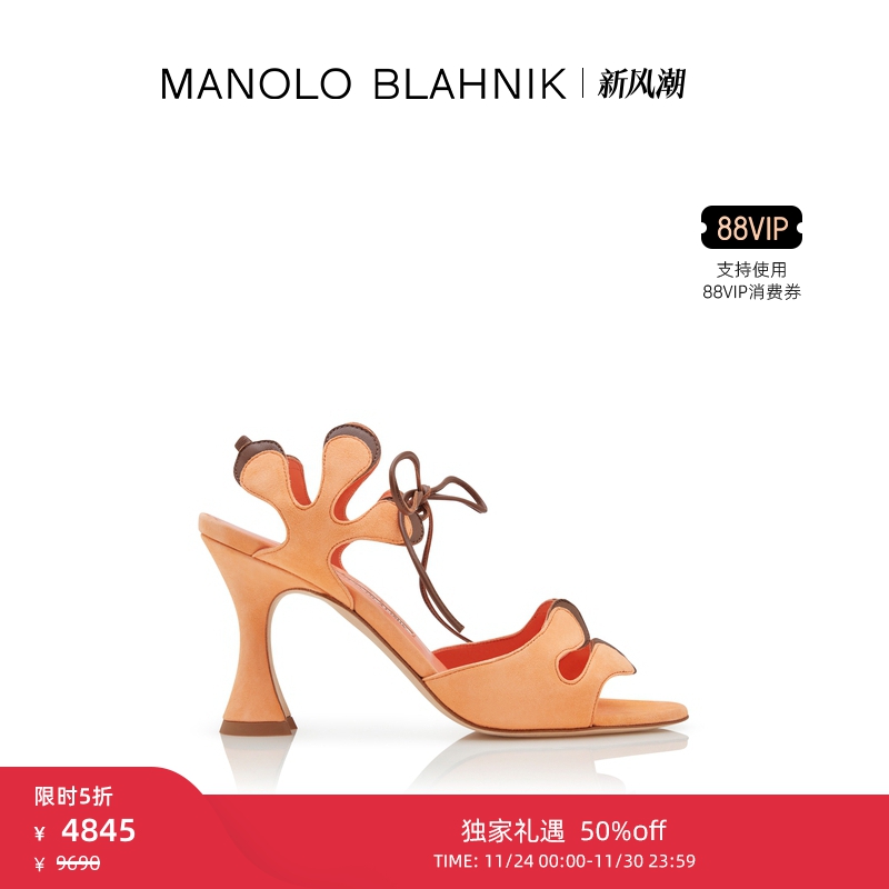 MANOLOBLAHNIK女士高跟凉鞋