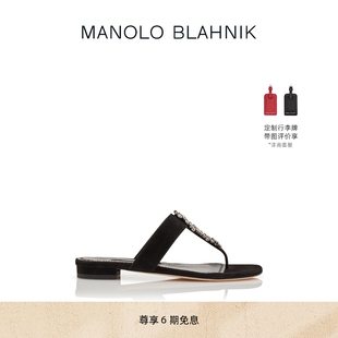 BLAHNIK玛诺洛 礼物 MANOLO BIZABA平底凉鞋 MB女鞋