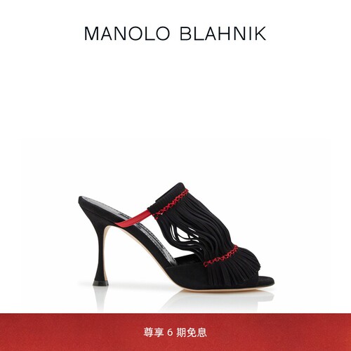 【礼物】MANOLO BLAHNIK玛诺洛/MB女鞋RAFIKI高跟凉鞋