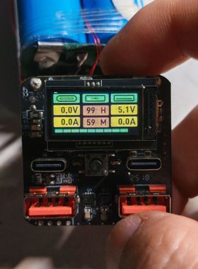 铁锂/三元彩屏pd100w快充sw6306充电宝主板4串适配n2强起套件