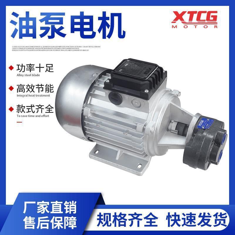 齿轮油泵电机组370/550W配CBB2.5/4/6/10油泵组配齿轮油泵