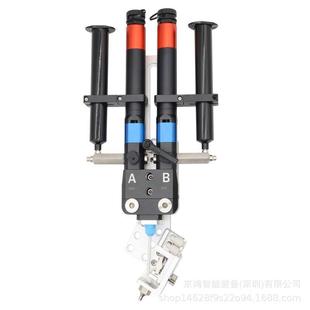 10：1环氧树脂硅胶 双液螺杆阀双组份AB硅胶高精密出胶阀1：1